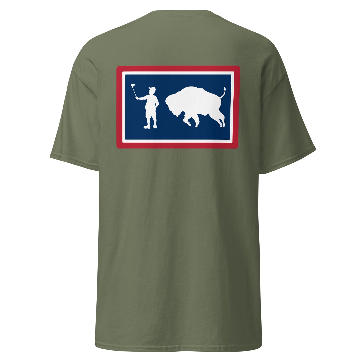 I Got Gored In Wyoming Selfie Stick T-Shirt