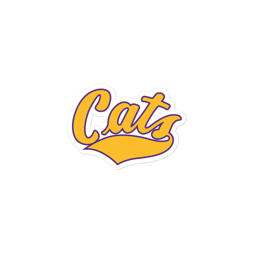 Cats Logo Gold & Purple