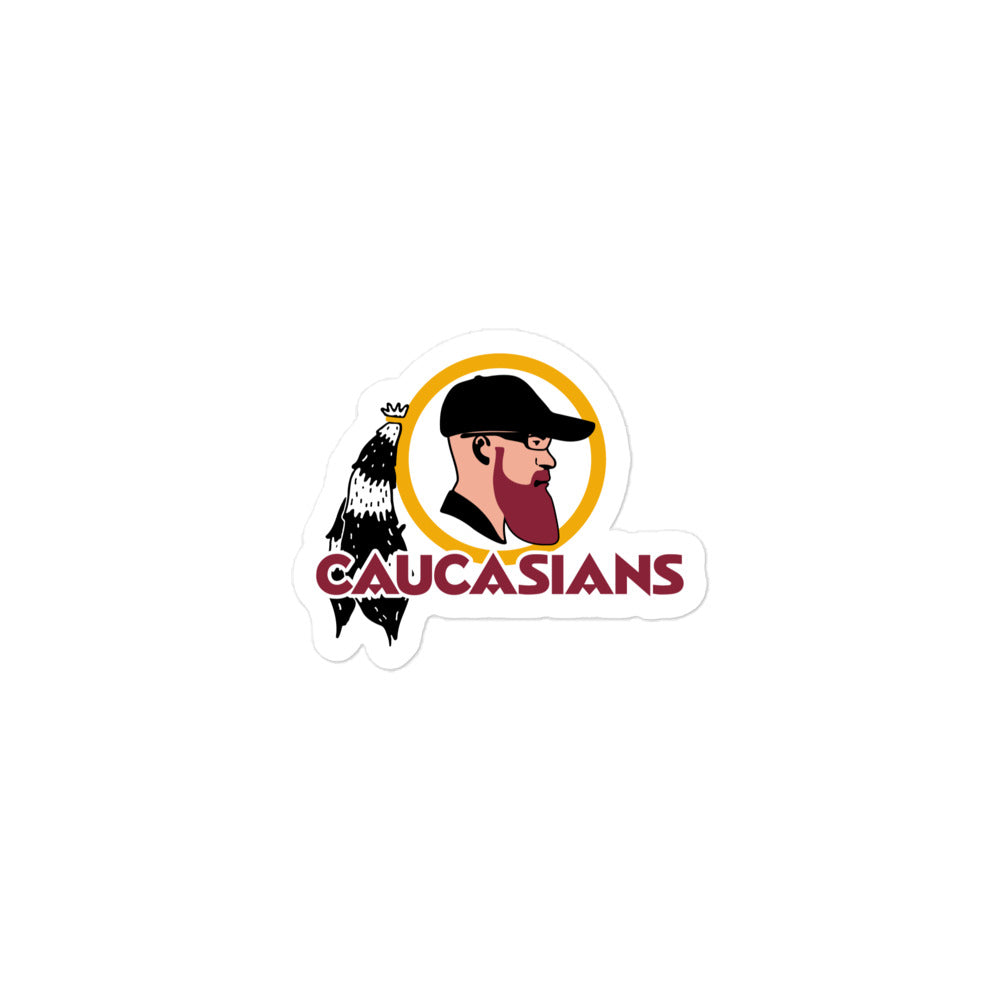 Caucasians Sticker
