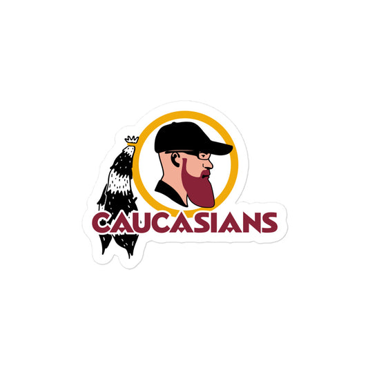 Caucasians Sticker