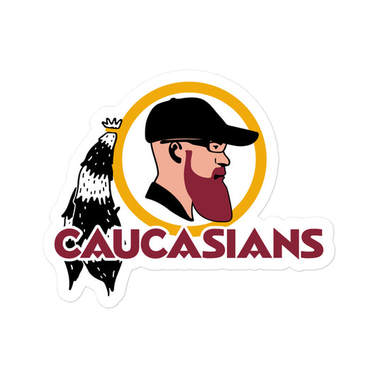 Caucasians Sticker