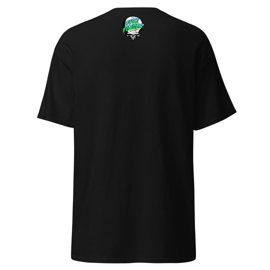 Five Finger Discount Skull Blue & Green Print T-Shirt