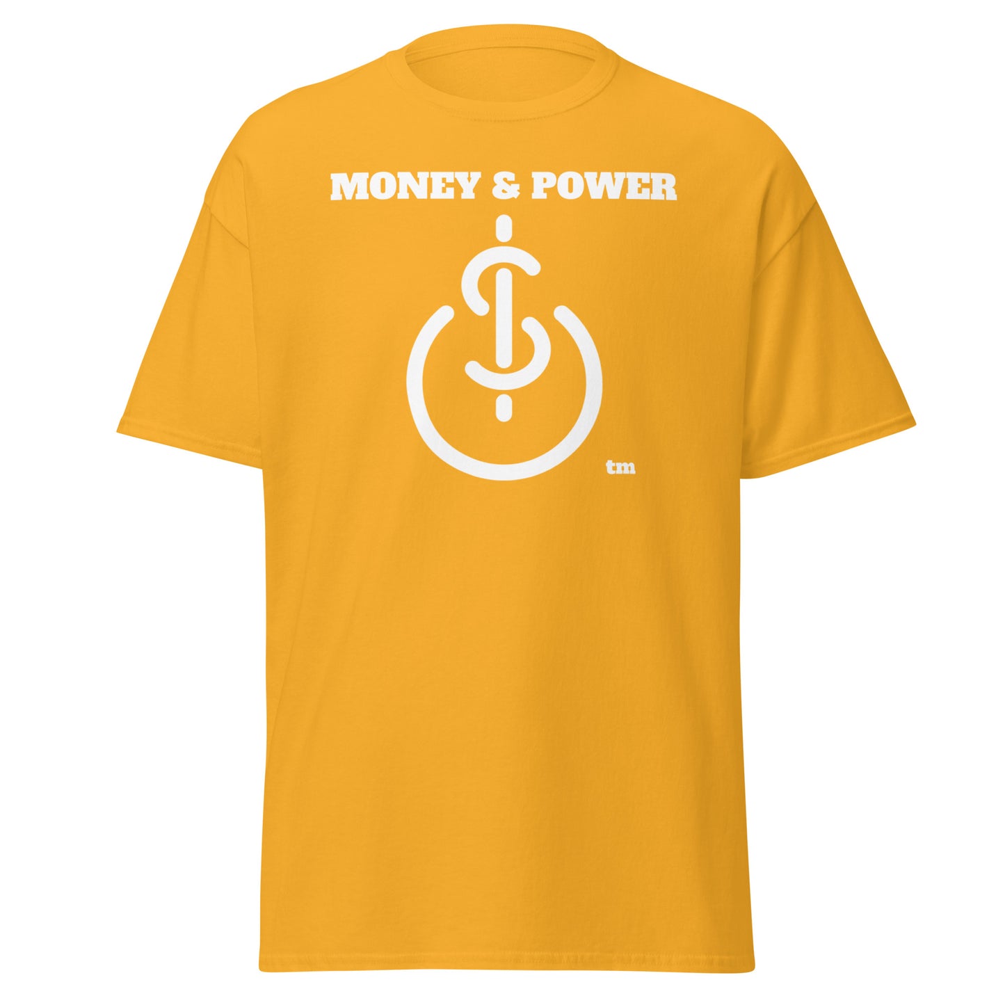 Money & Power White Print T-Shirt