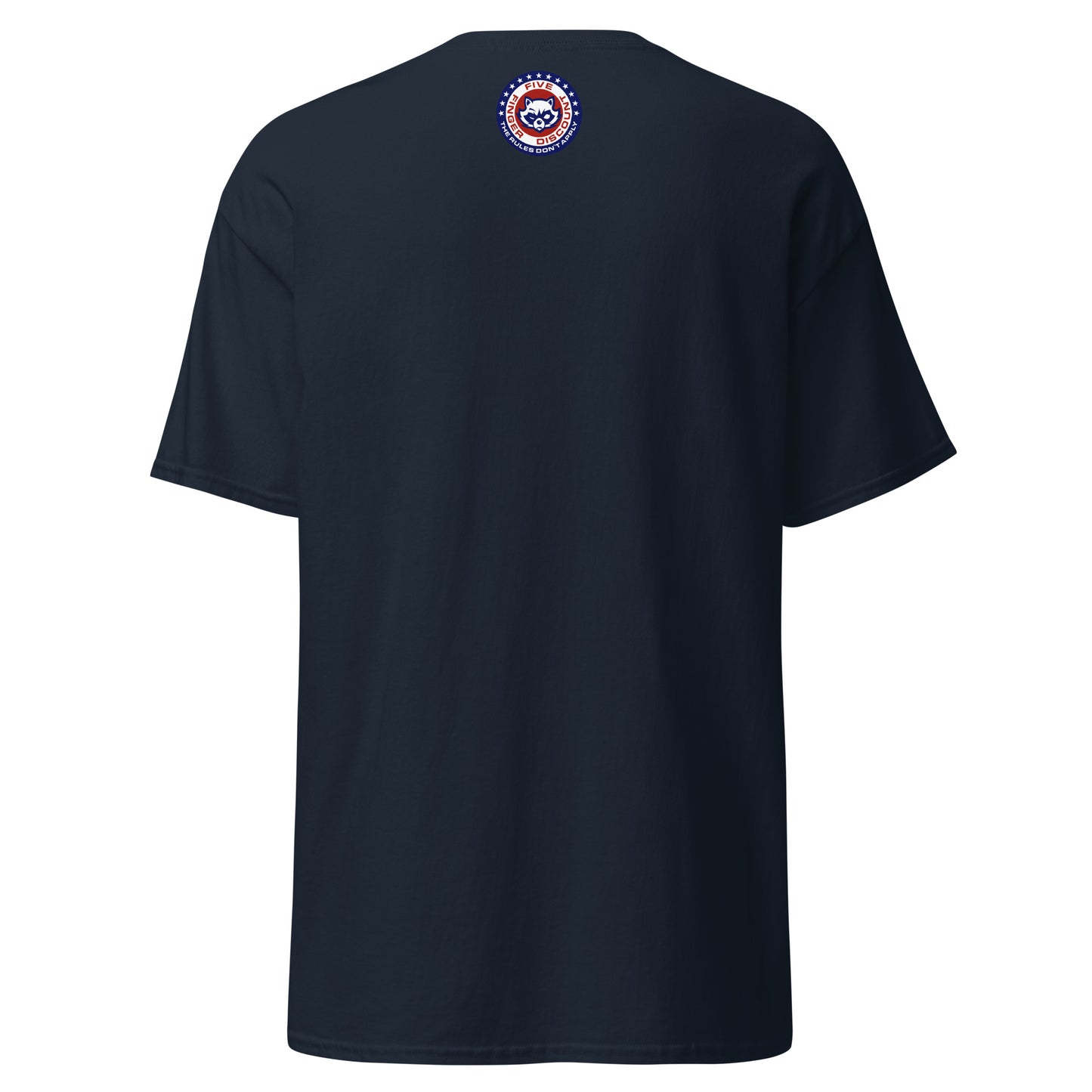 Five Finger Discount Logo Red, White & Blue Print T-Shirt