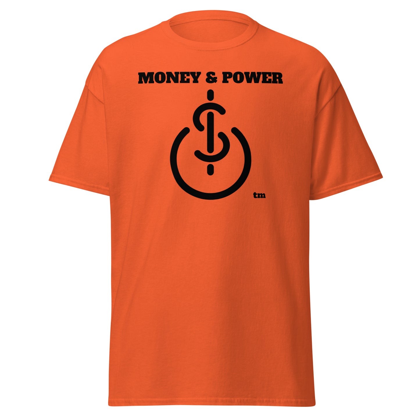 Money & Power Black Print T-Shirt