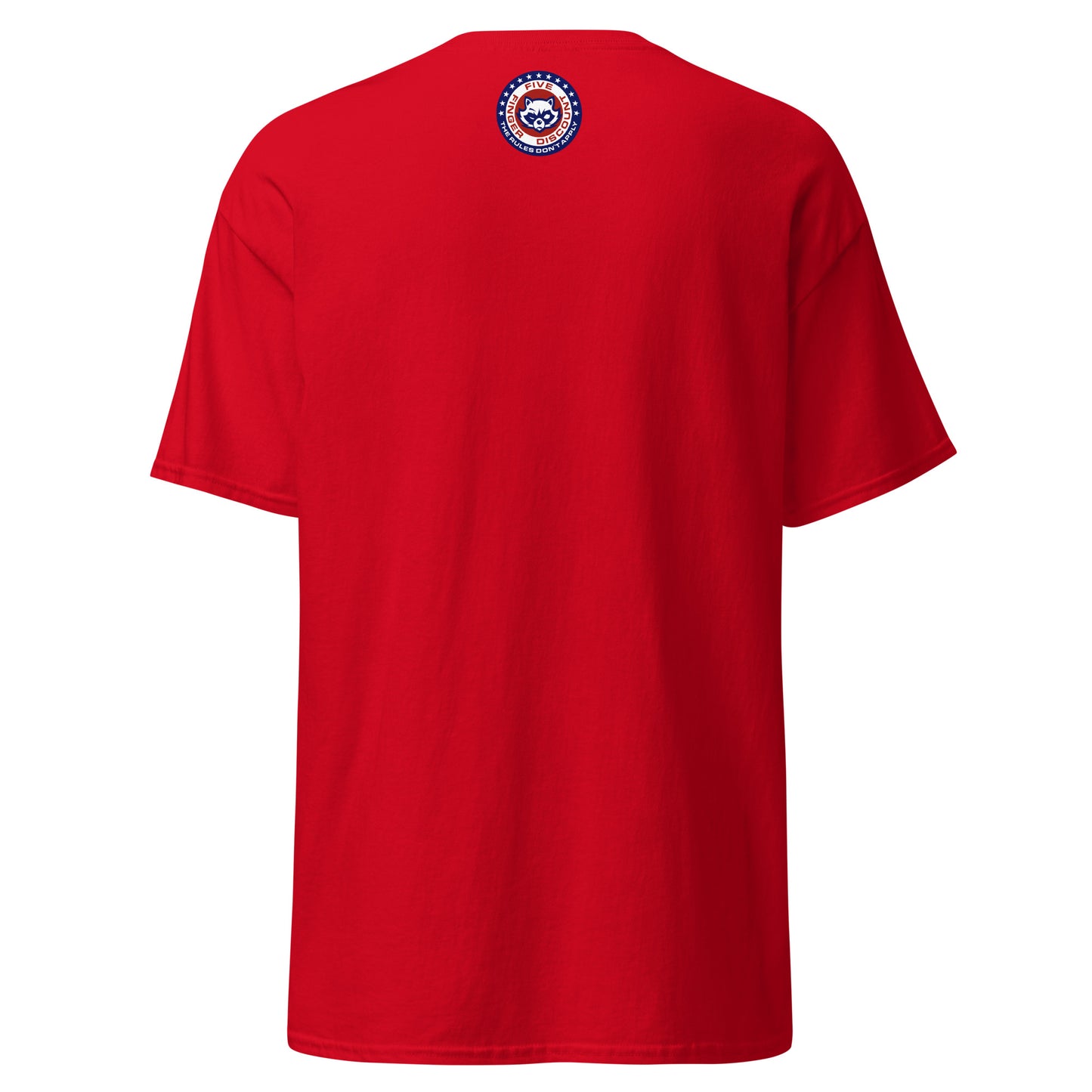 Five Finger Discount Logo Red, White & Blue Print T-Shirt