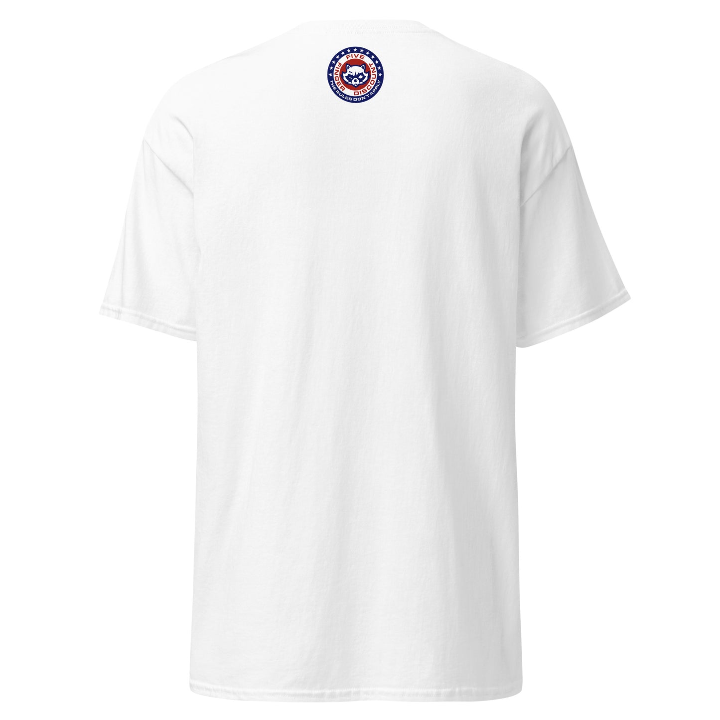 Five Finger Discount Logo Red, White & Blue Print T-Shirt