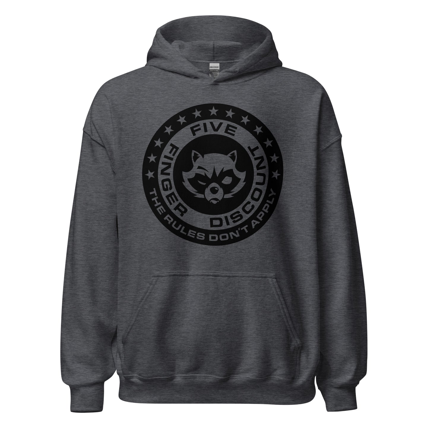 Five Finger Discount Logo Black Print Hoodie