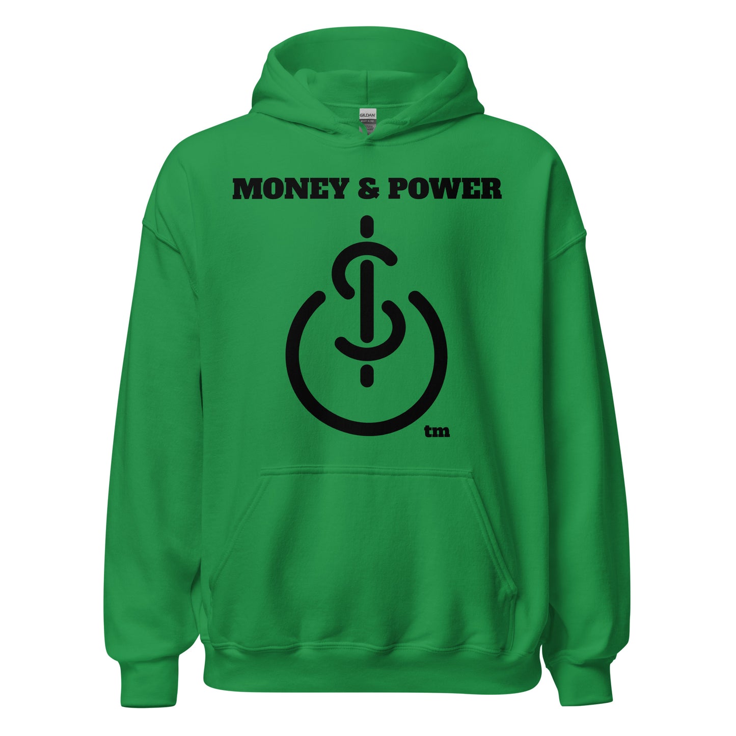 Money & Power Black Print Hoodie