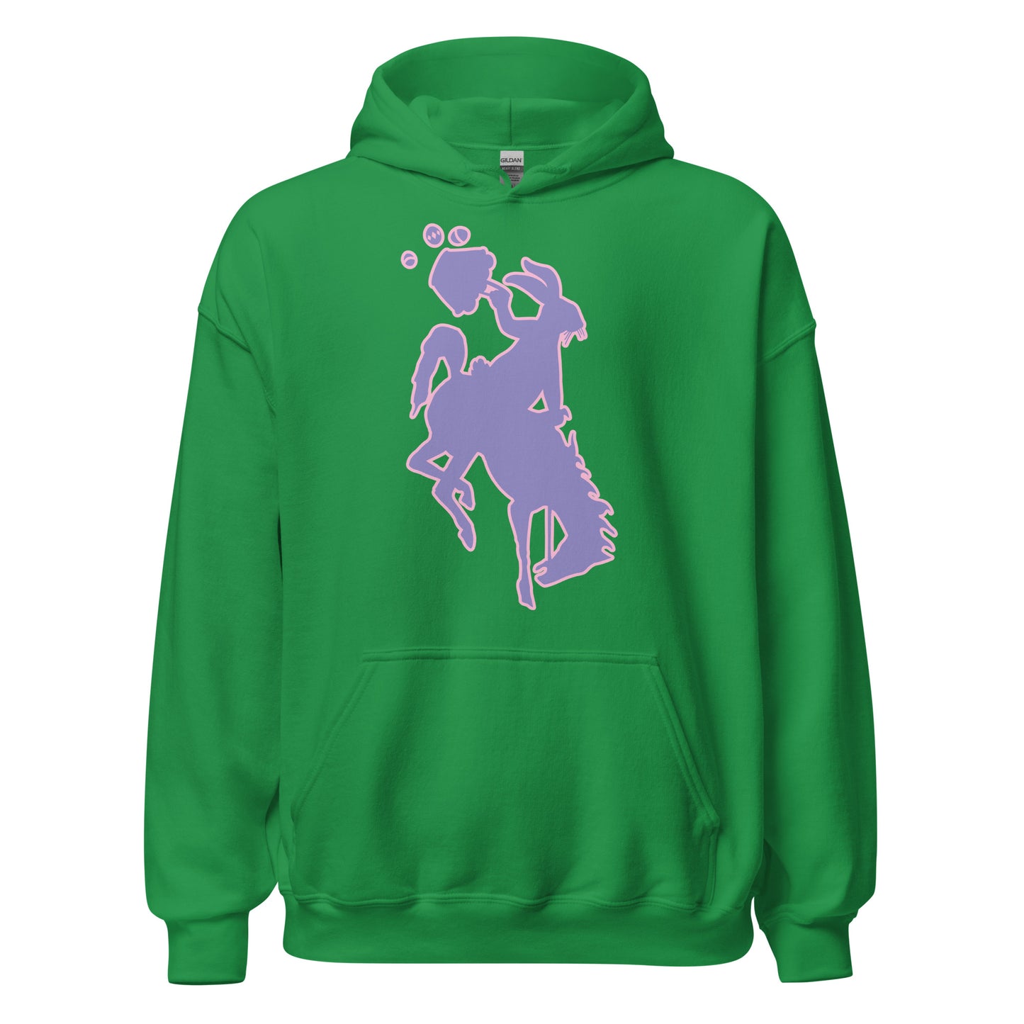 Bucking Horse & Easter Bunny Hoodie