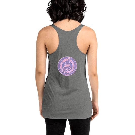 Bucking Horse & Easter Bunny Women's Racerback Tank
