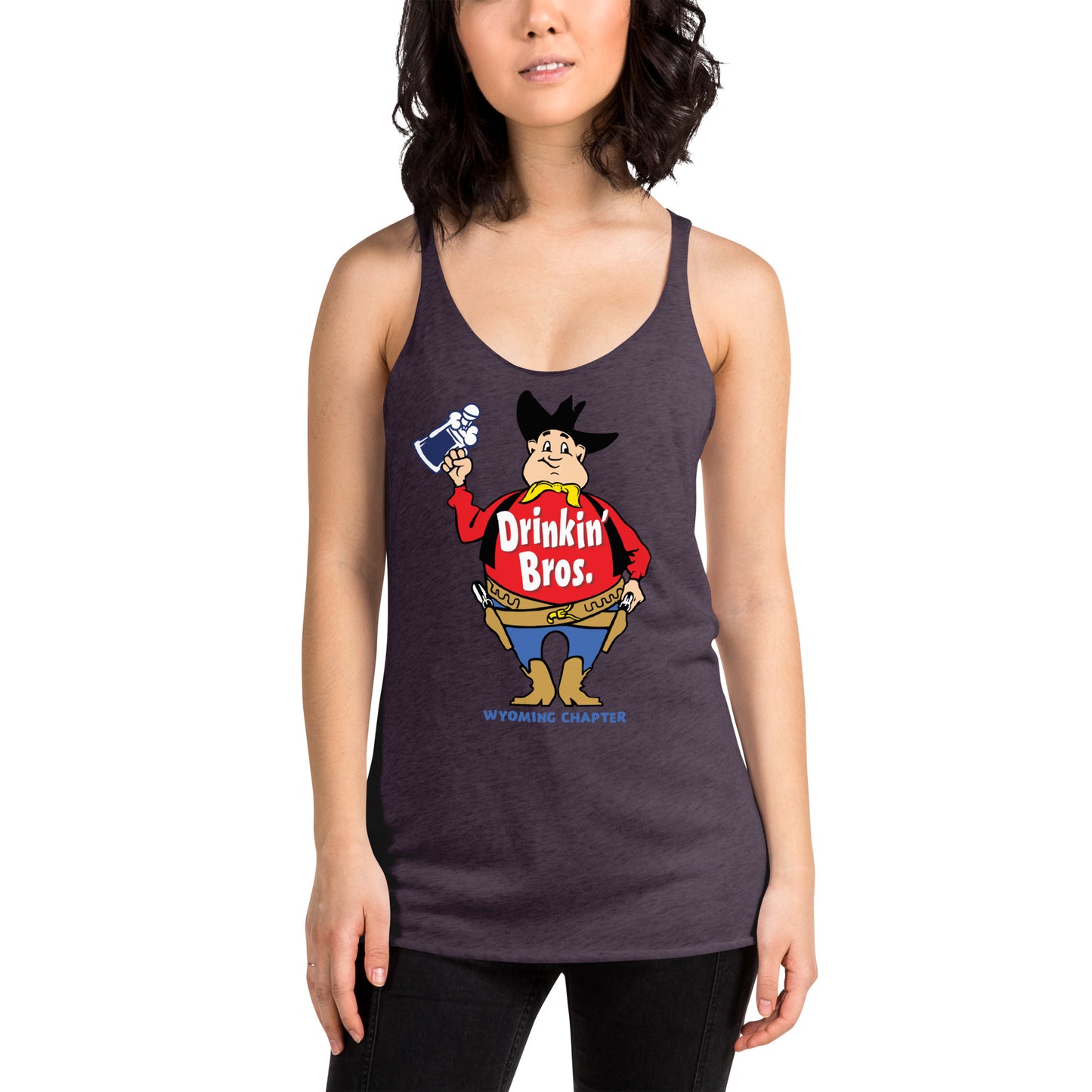Drinkin' Bros. Powder River Women's Racerback Tank