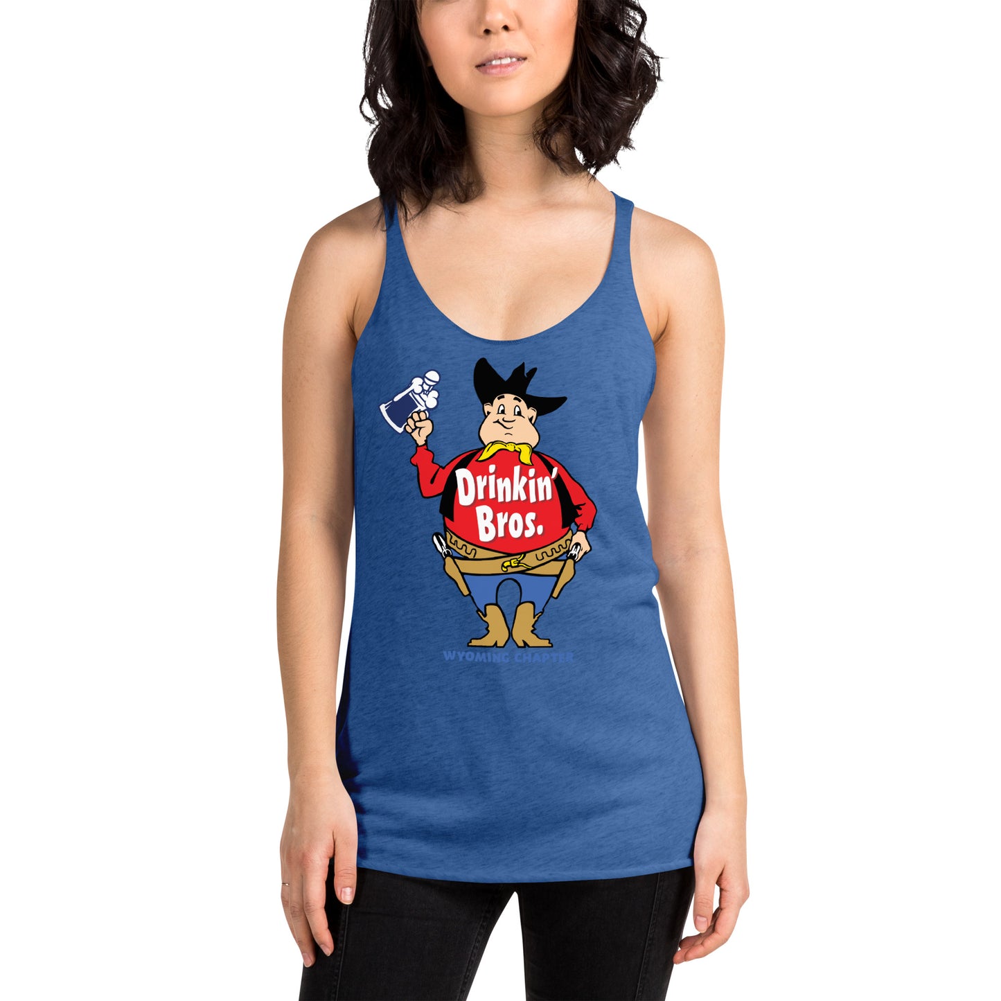 Drinkin' Bros. Powder River Women's Racerback Tank