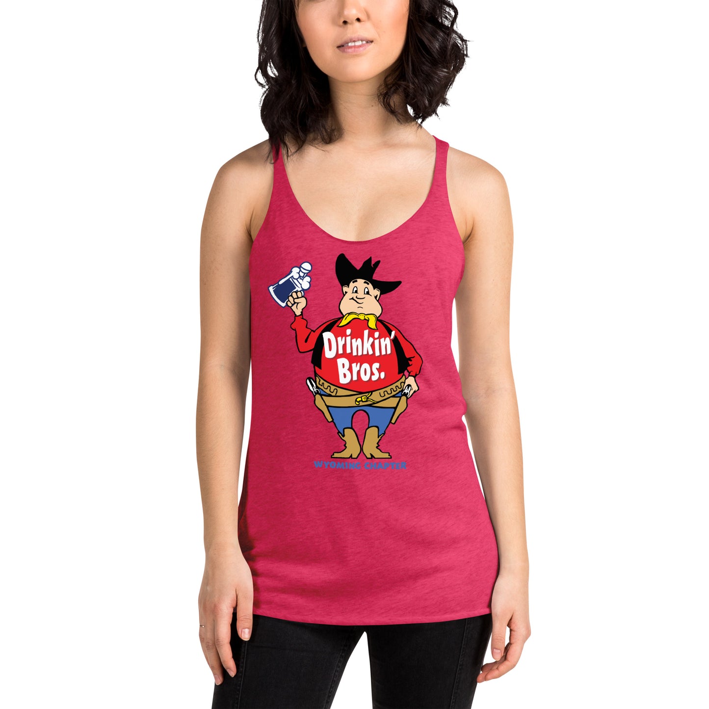 Drinkin' Bros. Powder River Women's Racerback Tank