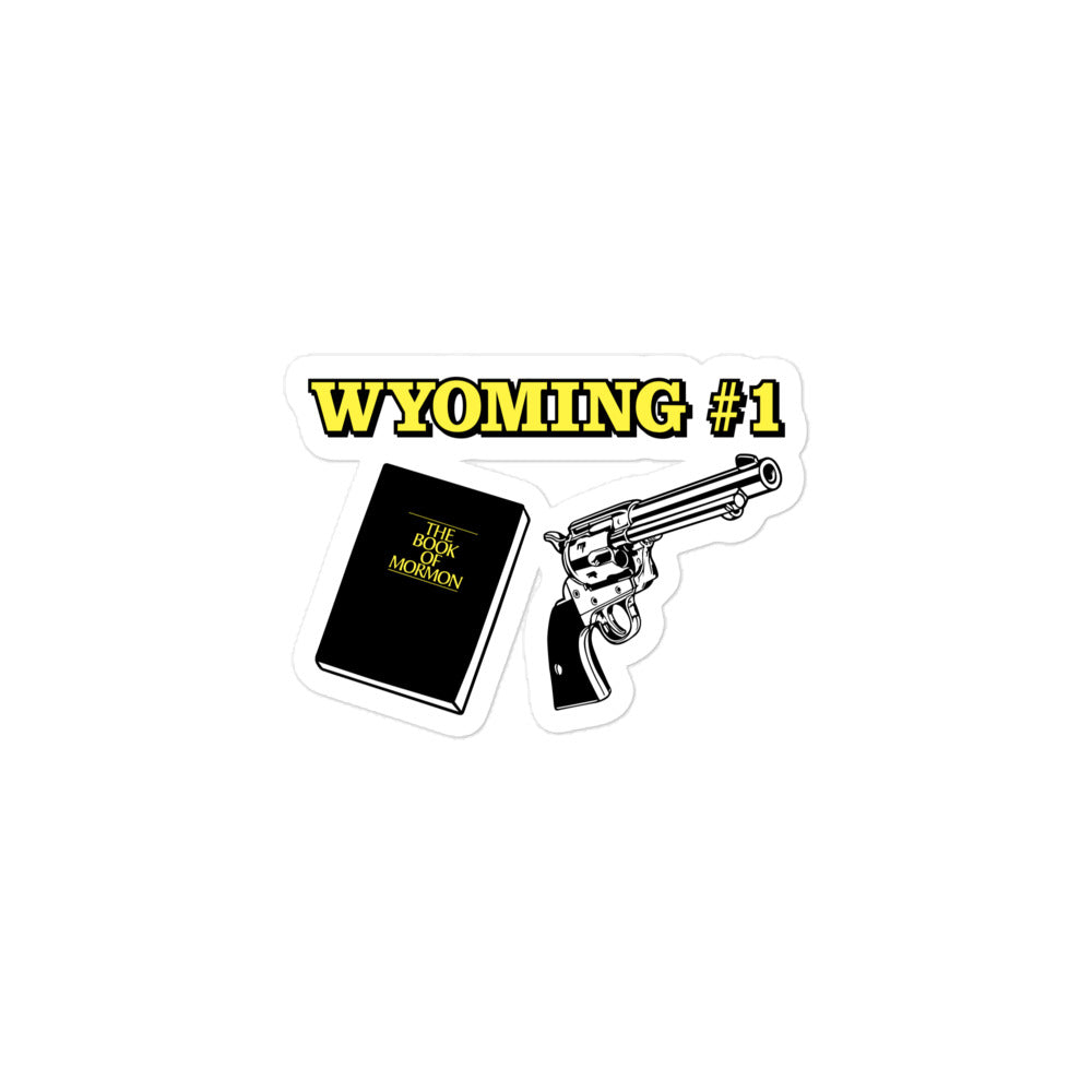 Wyoming #1 Wyoming Icons Sticker