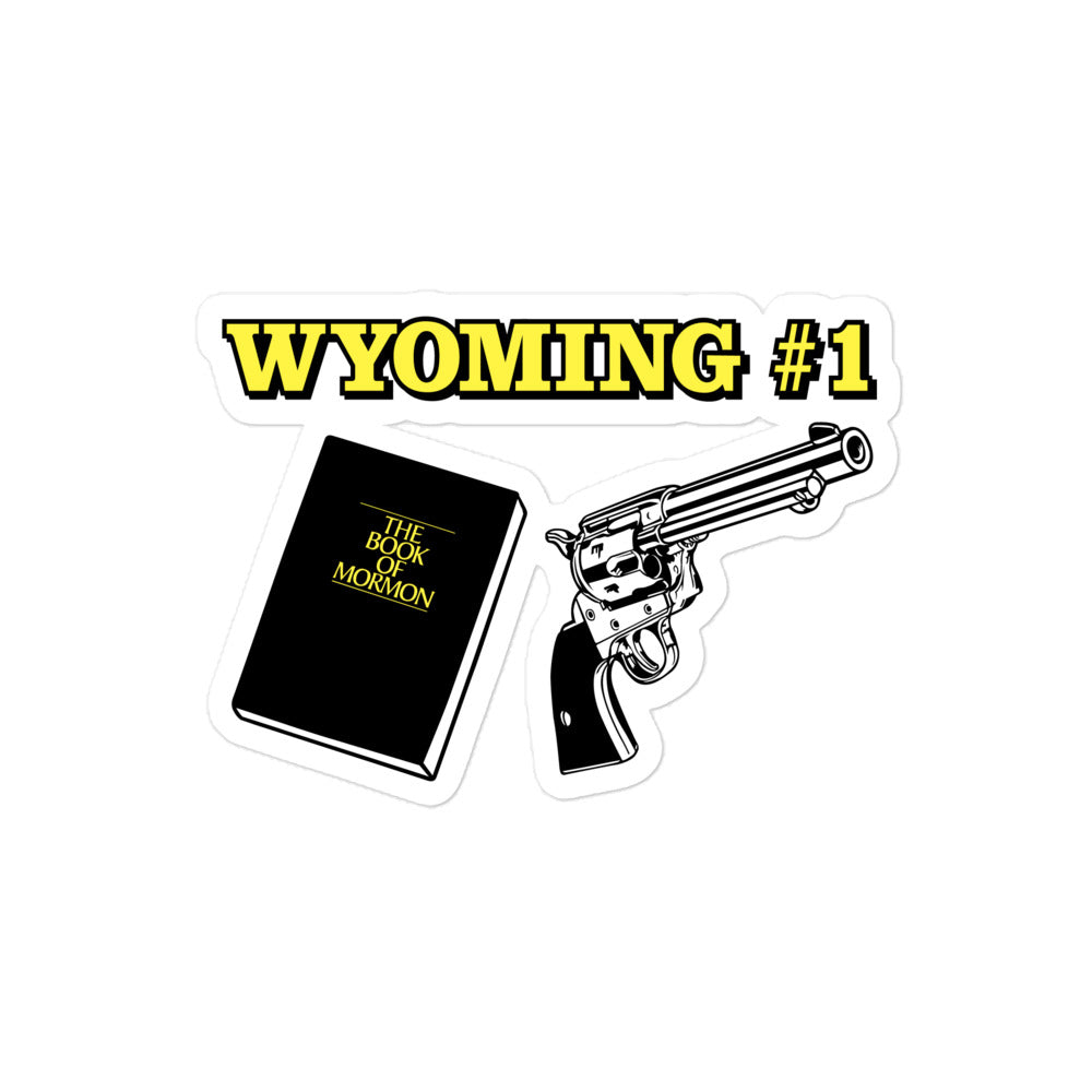 Wyoming #1 Wyoming Icons Sticker