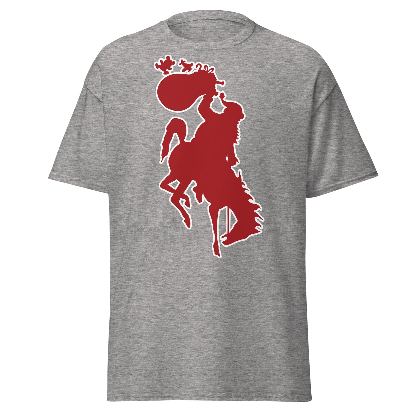 Bucking Horse & Santa Tee