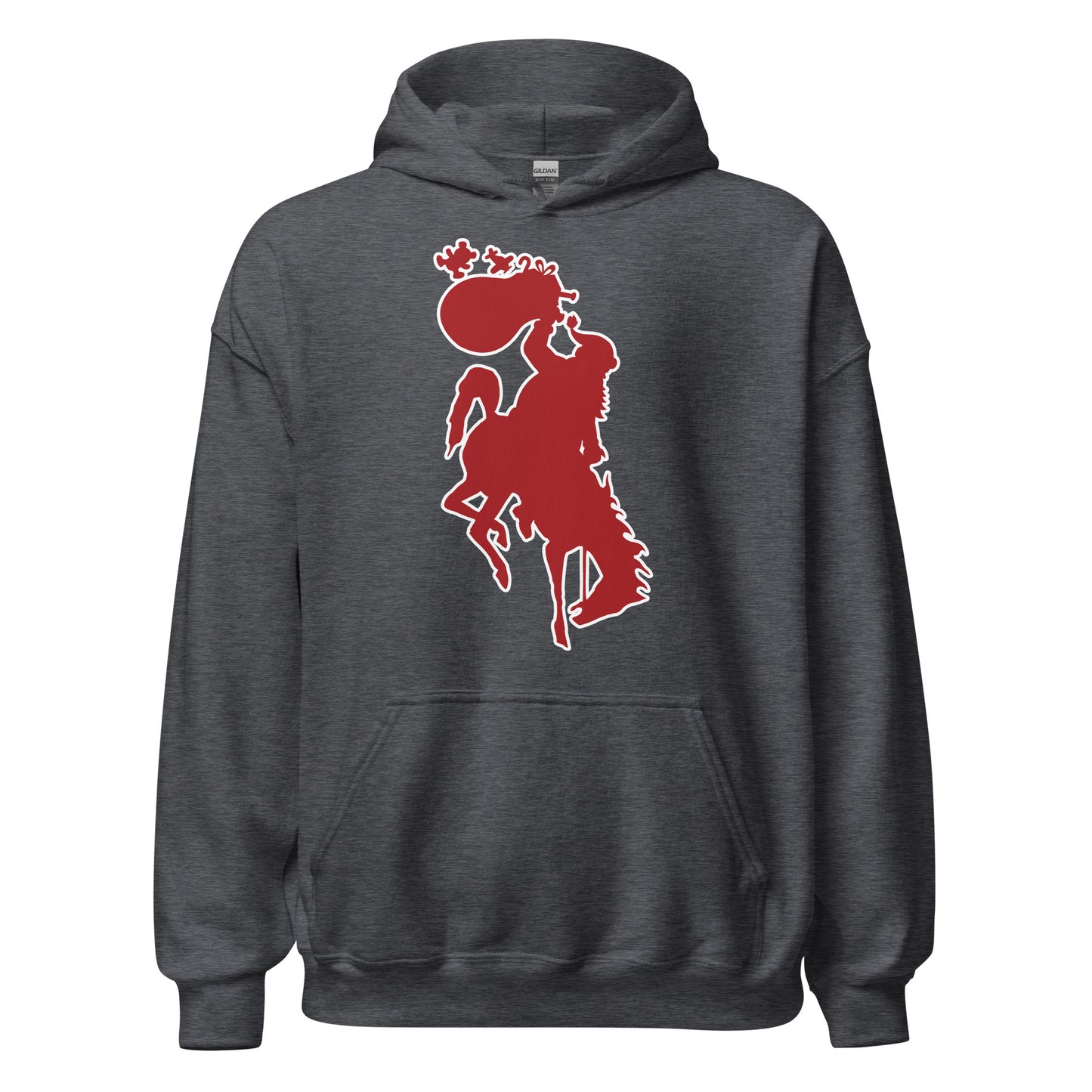 Bucking Horse & Santa Hoodie