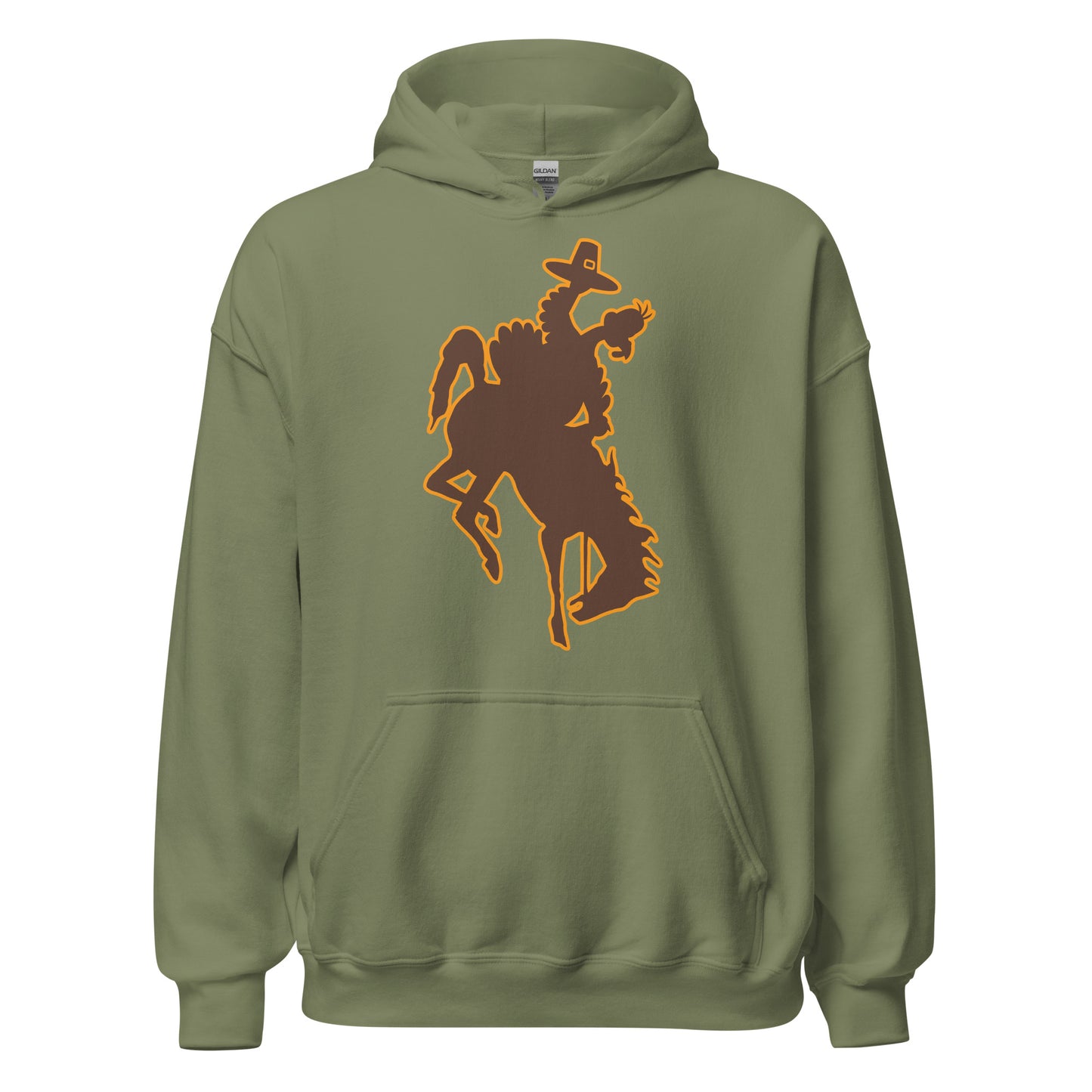 Bucking Horse and Turkey Hoodie