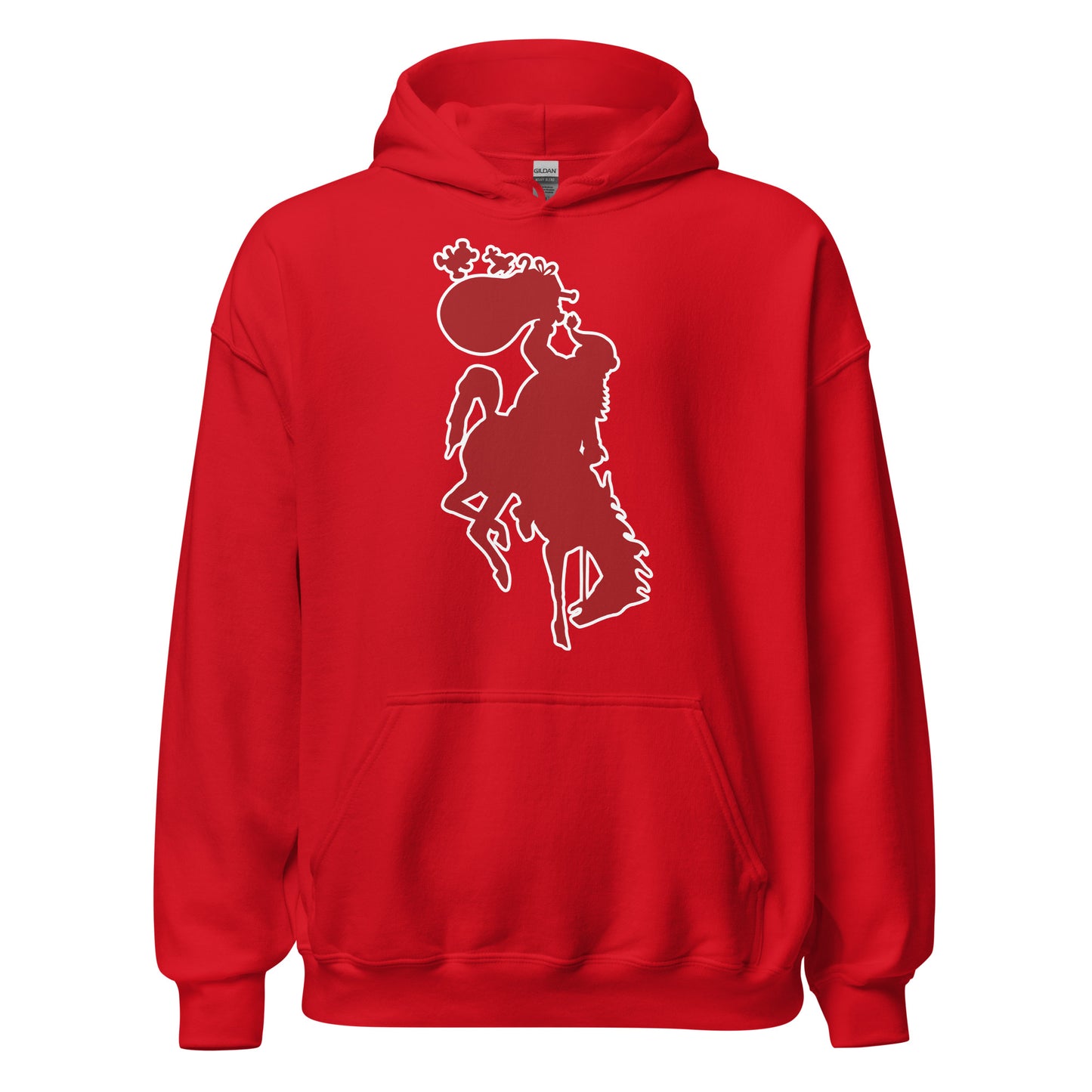 Bucking Horse & Santa Hoodie