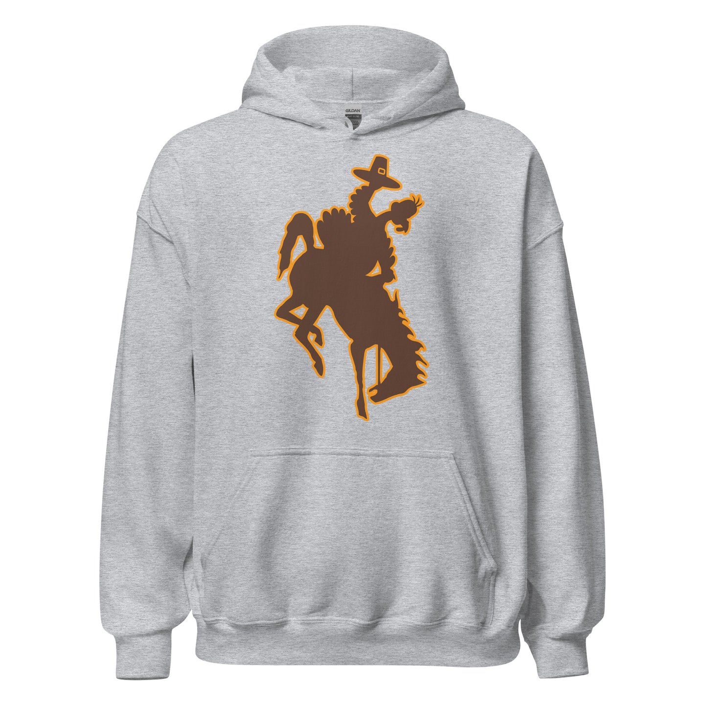 Bucking Horse and Turkey Hoodie