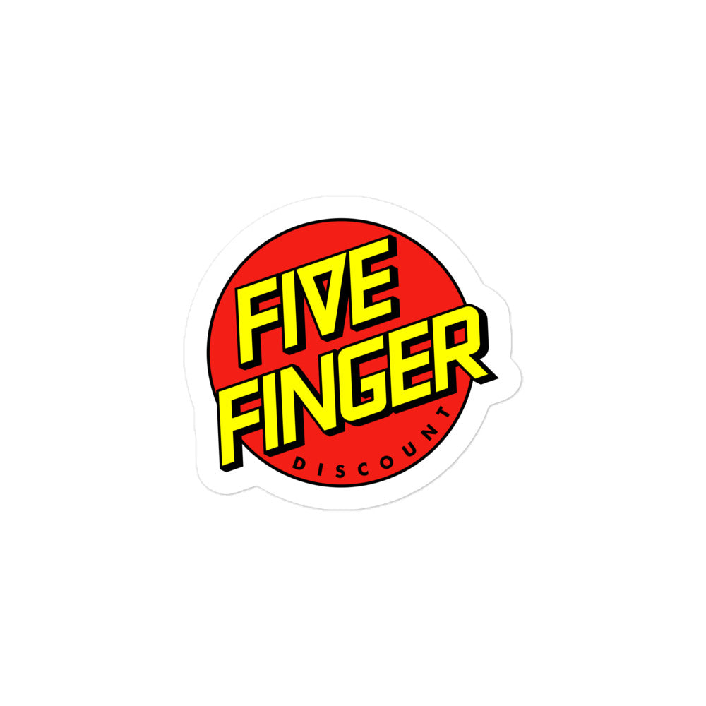 Five Finger Discount Dot Sticker