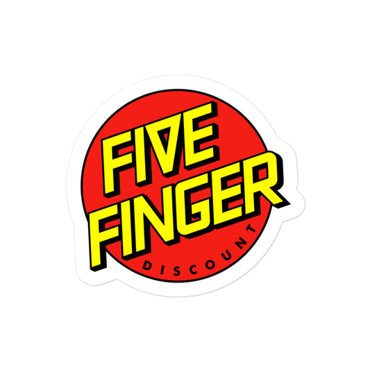 Five Finger Discount Dot Sticker