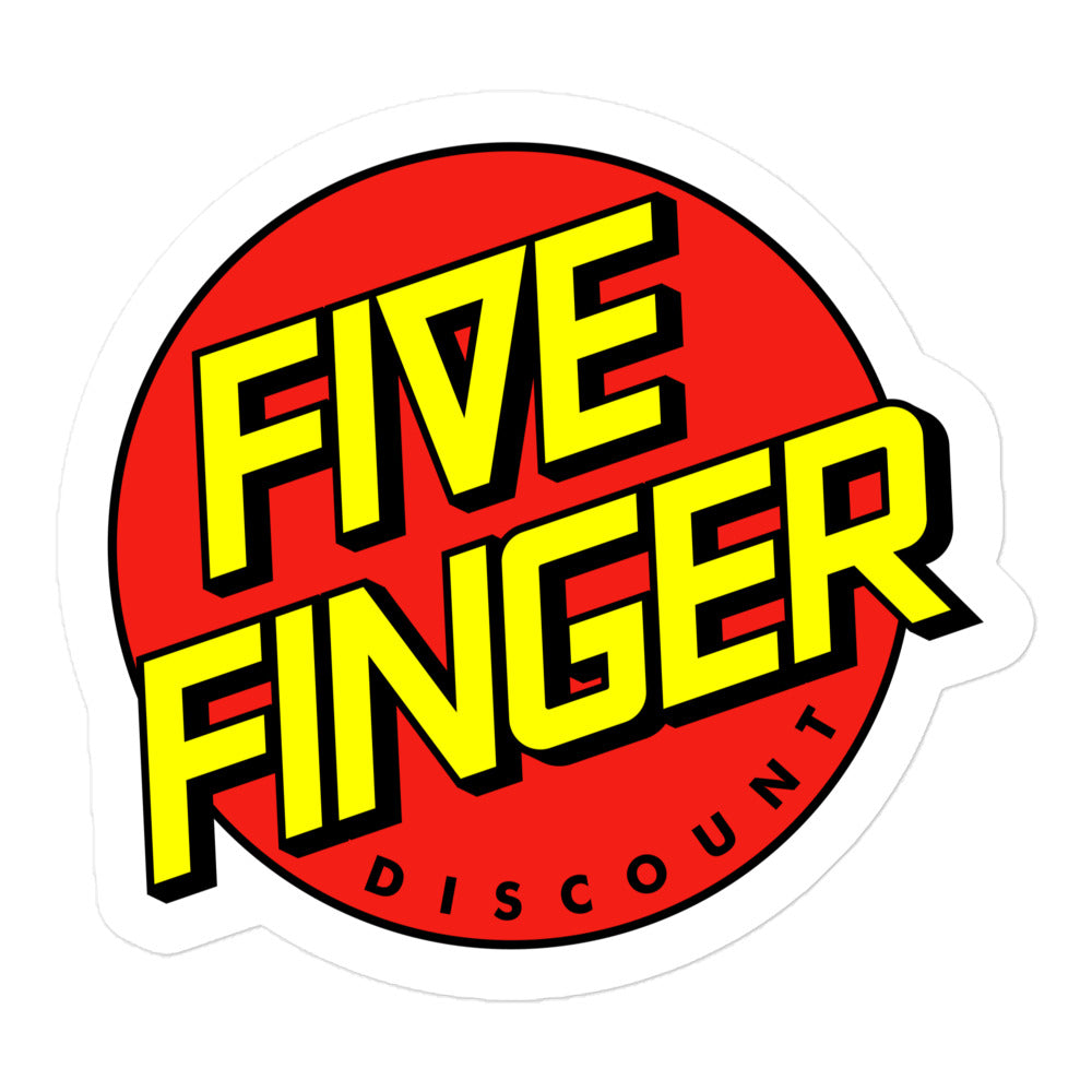 Five Finger Discount Dot Sticker