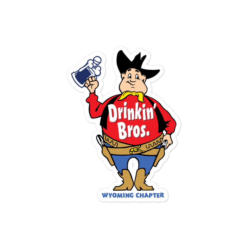 Drinkin' Bros. Powder River Sticker