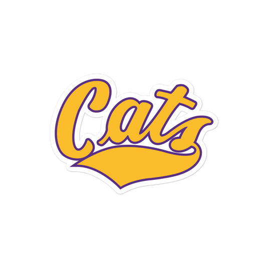 Cats Logo Gold & Purple