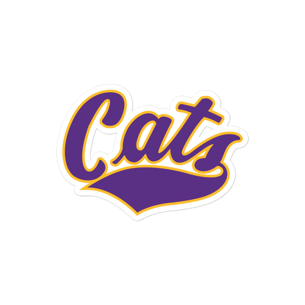 Cats Logo Purple & Gold