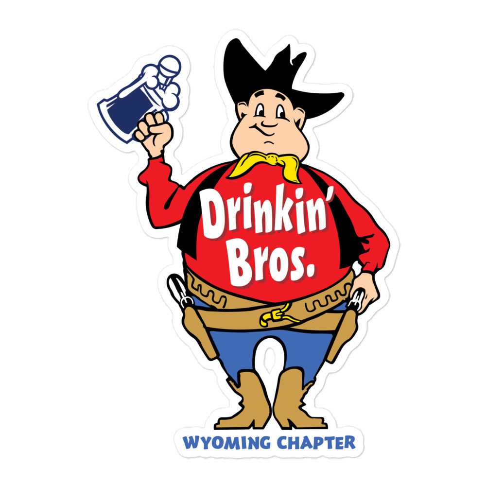 Drinkin' Bros. Powder River Sticker