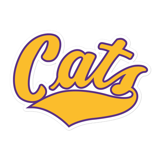 Cats Logo Gold & Purple