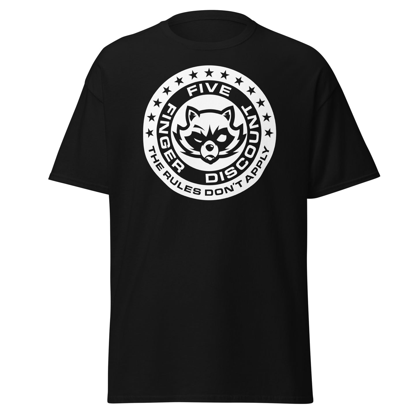 Five Finger Discount Logo White Print T-Shirt