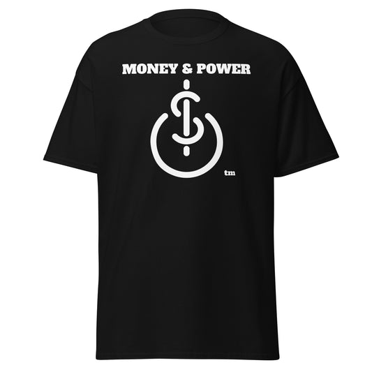 Money & Power White Print T-Shirt