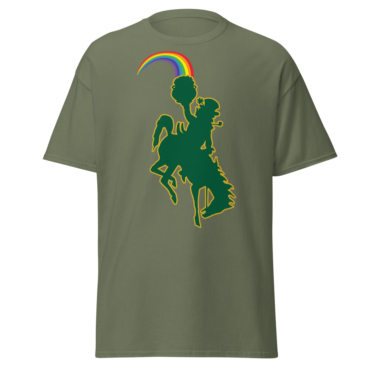 Bucking Horse & Leprechaun T-Shirt