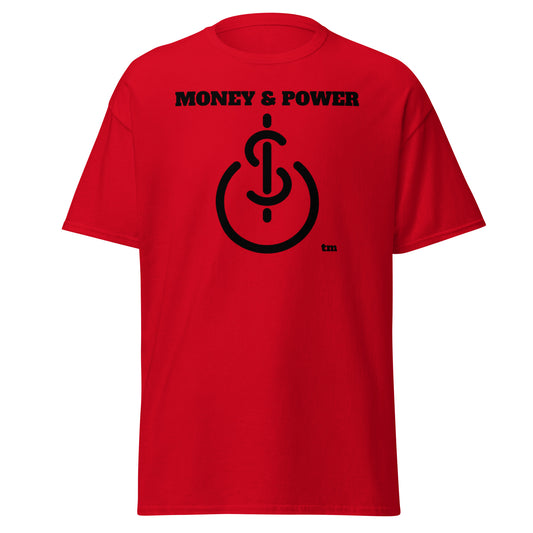 Money & Power Black Print T-Shirt