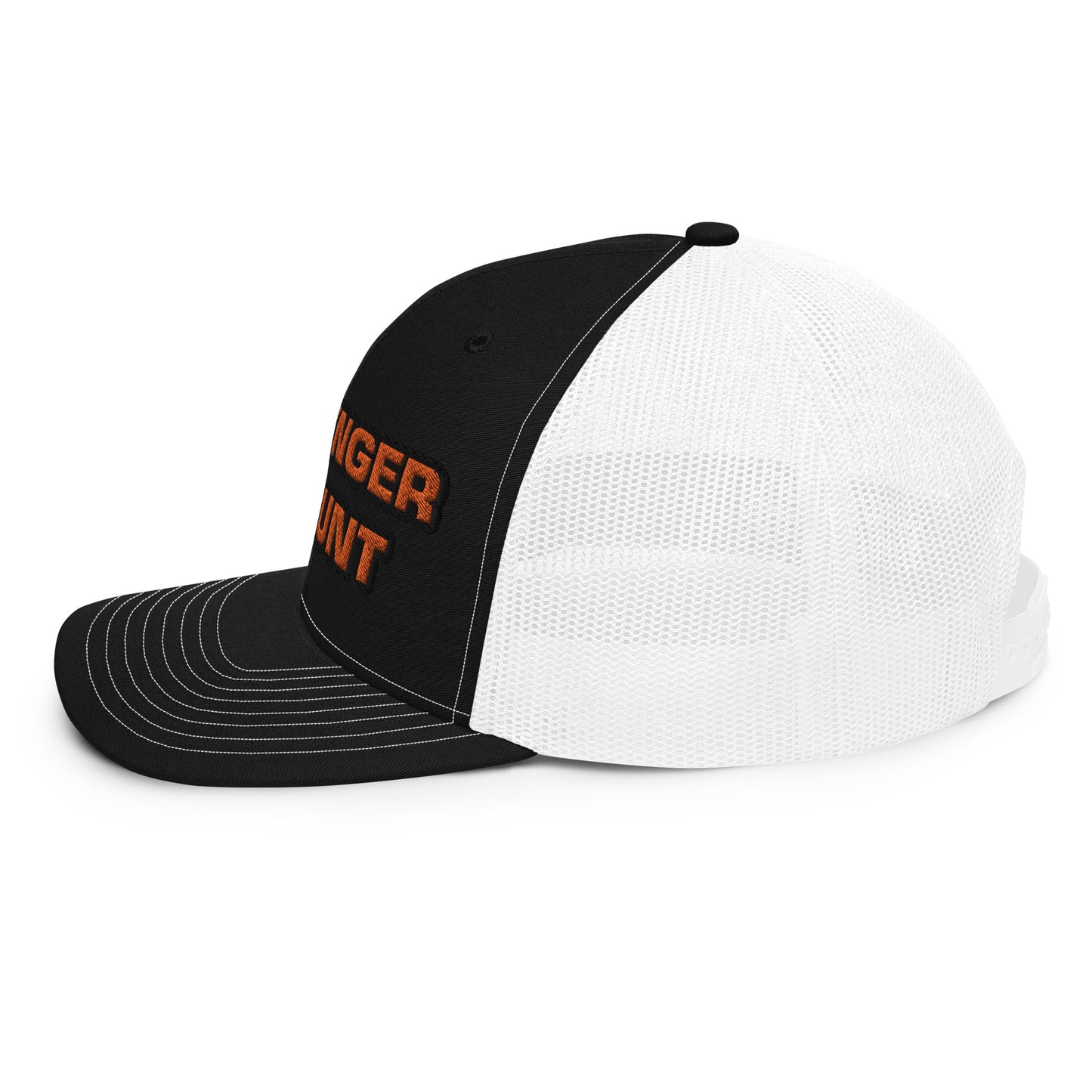 Five Finger Discount Orange & Black Embroidered Trucker Hat