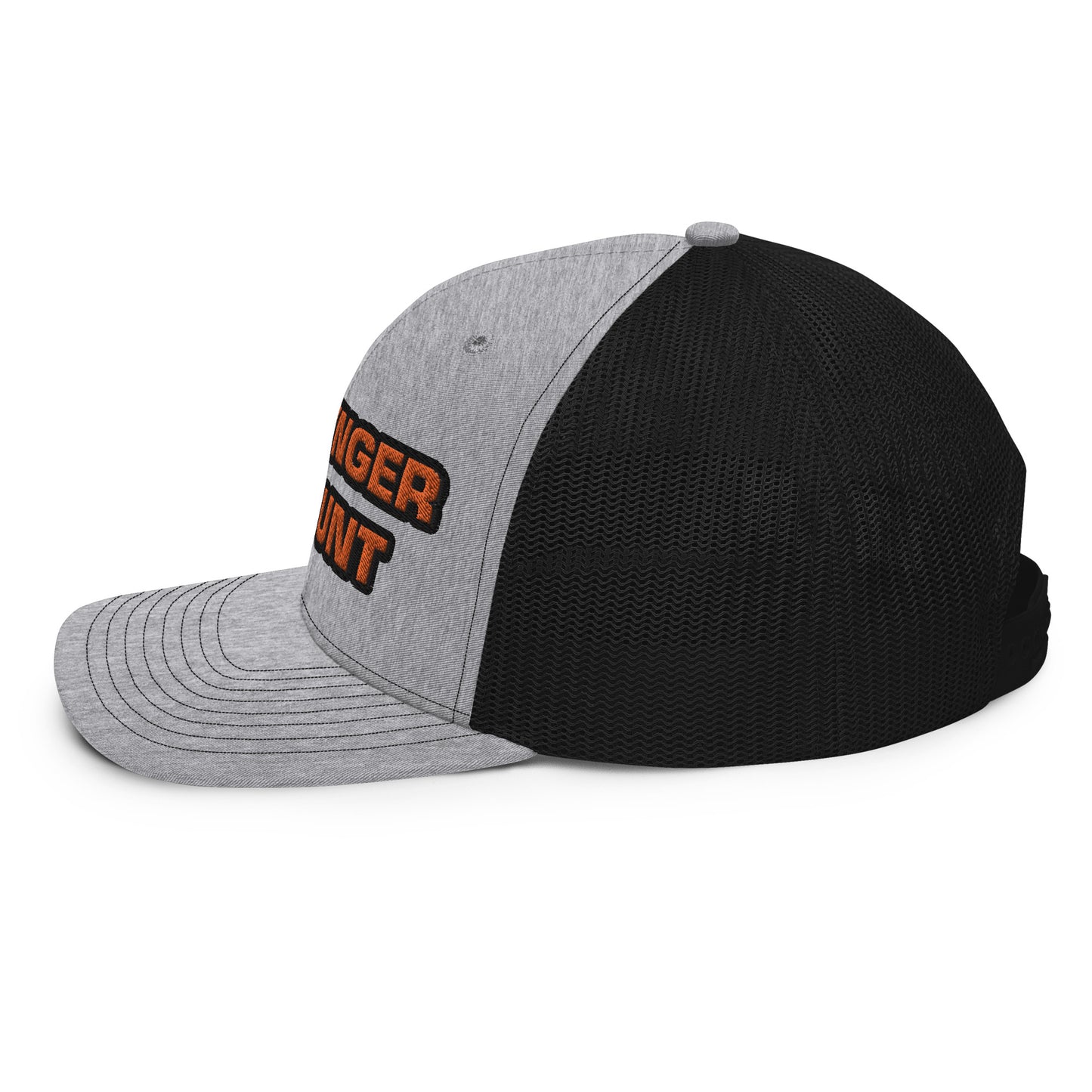 Five Finger Discount Orange & Black Embroidered Trucker Hat