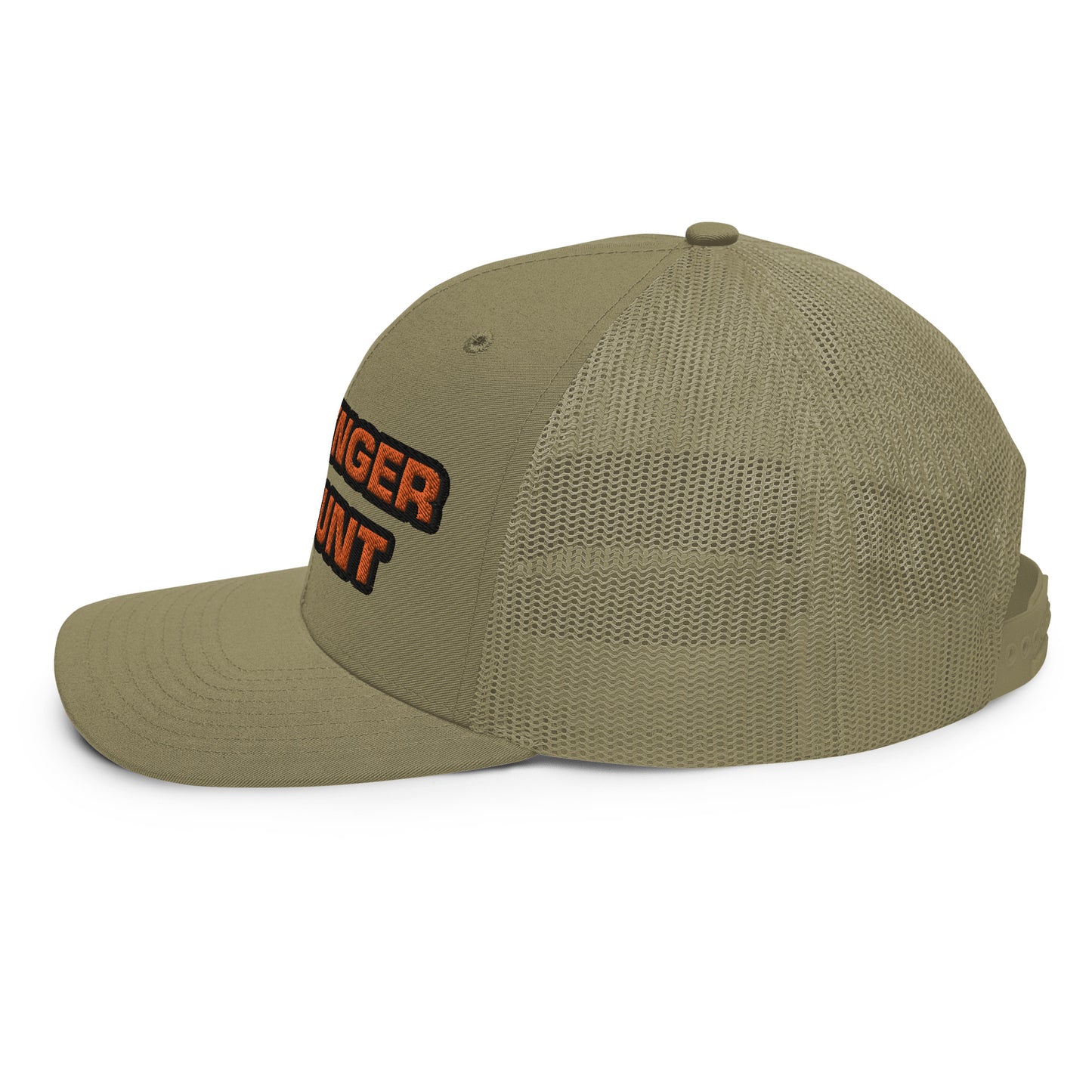 Five Finger Discount Orange & Black Embroidered Trucker Hat