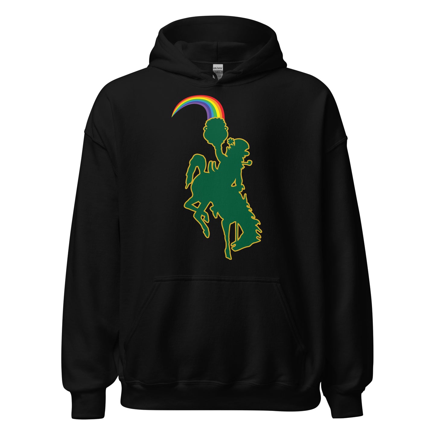 Bucking Horse & Leprechaun Hoodie