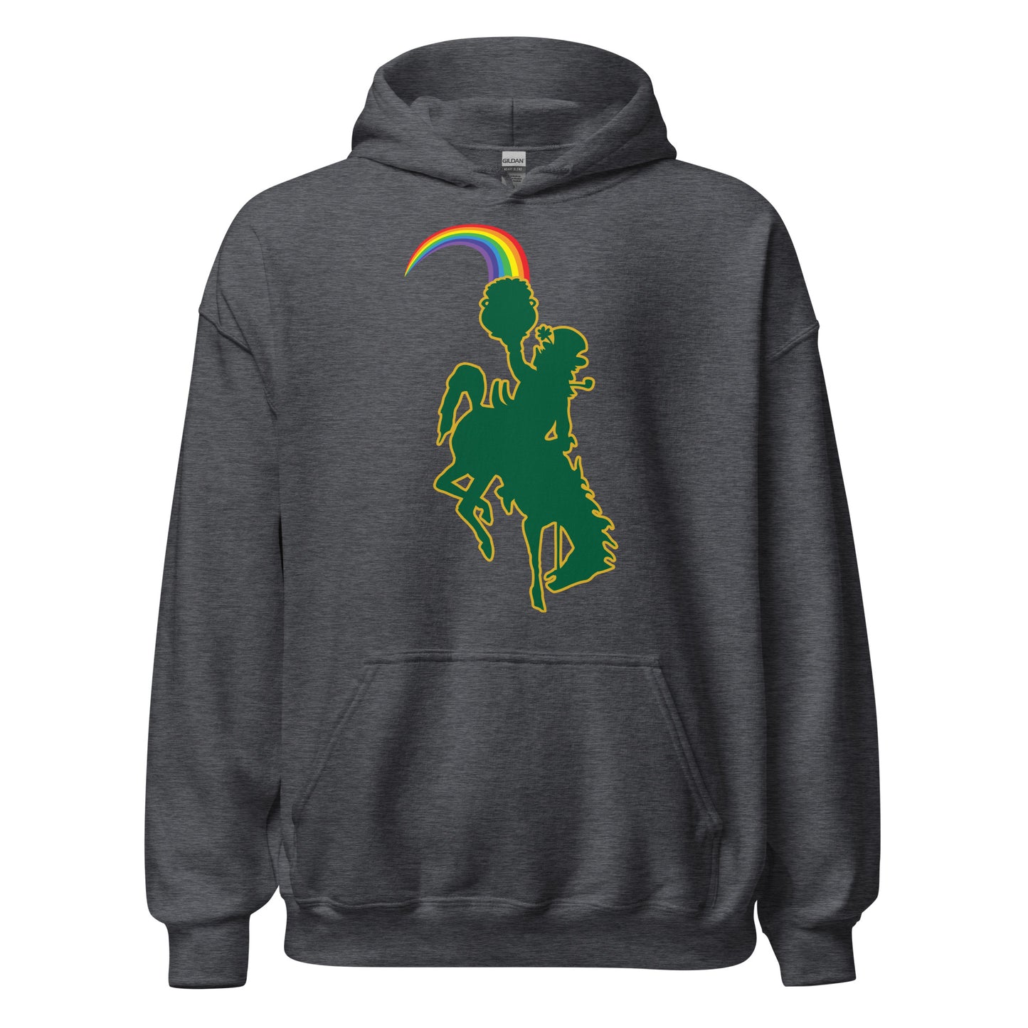 Bucking Horse & Leprechaun Hoodie