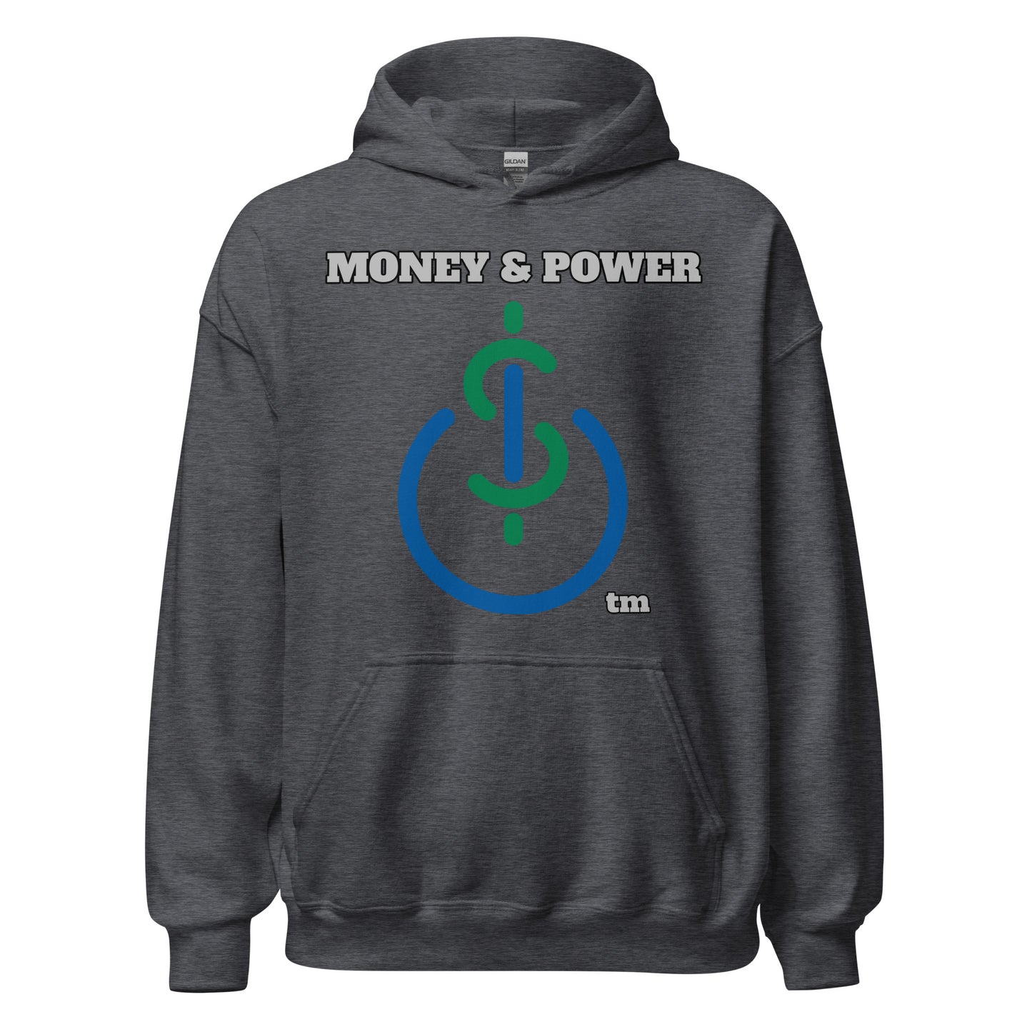 Money & Power Green & Blue Print Hoodie