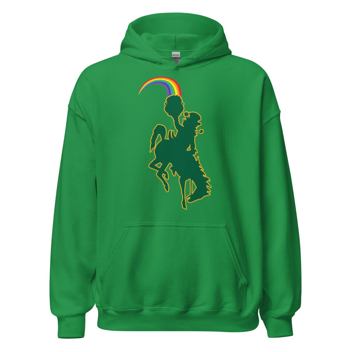 Bucking Horse & Leprechaun Hoodie