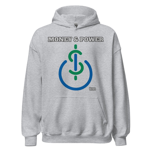 Money & Power Green & Blue Print Hoodie