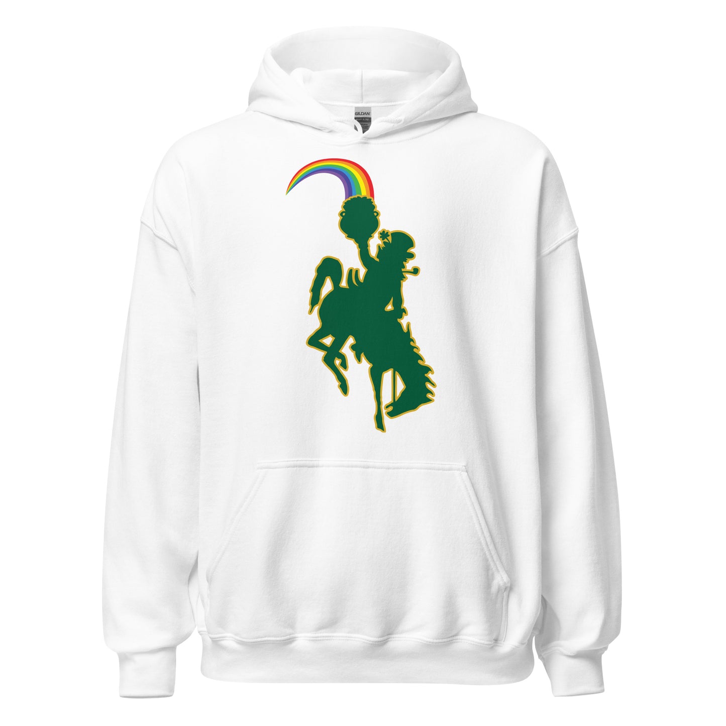 Bucking Horse & Leprechaun Hoodie