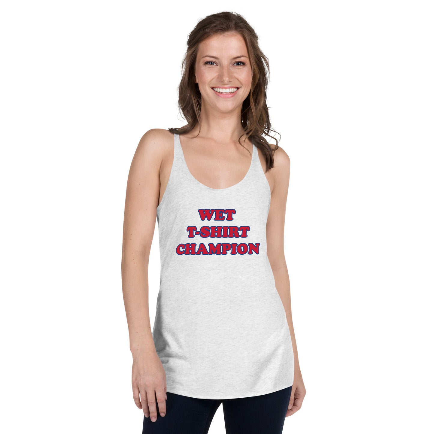 Wet T-Shirt Champion Women's Racerback Tank