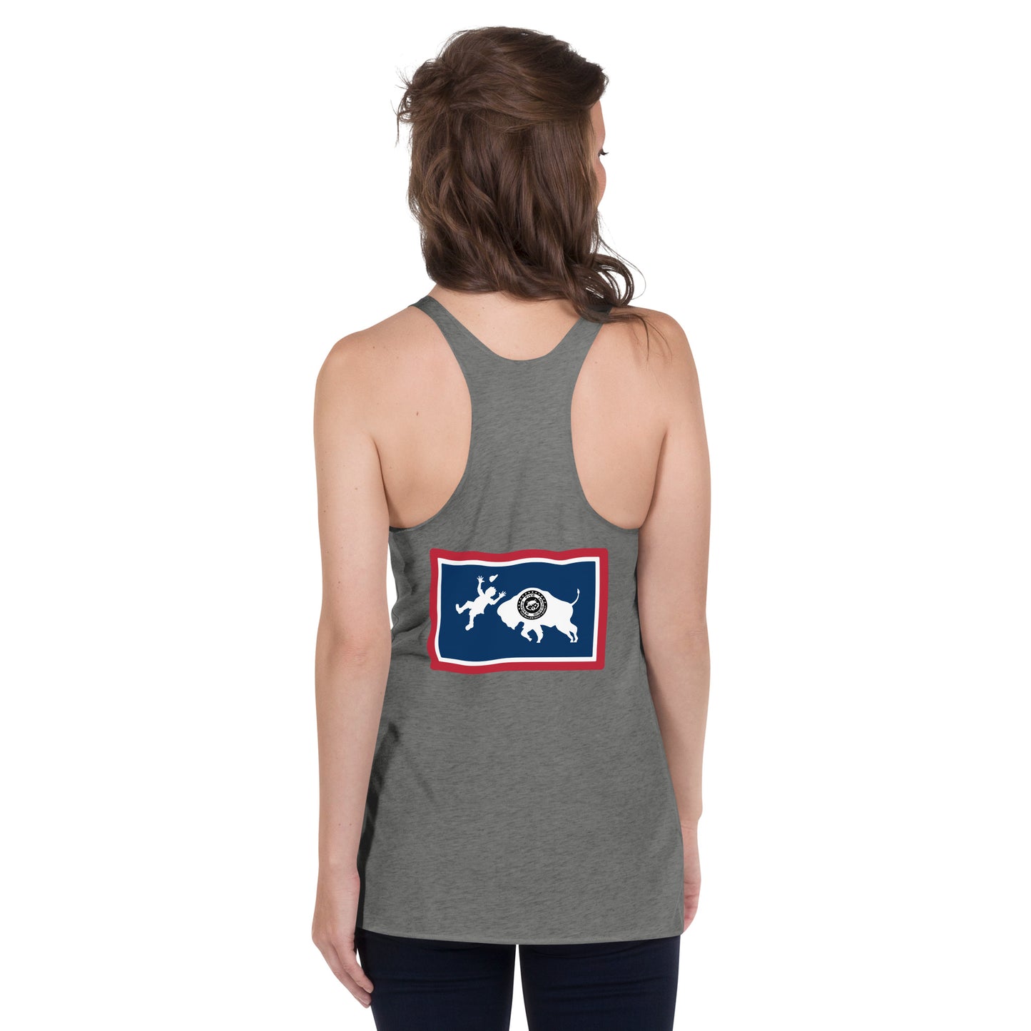 Drinkin' Bros. Wyoming Chapter Women's Racerback Tank